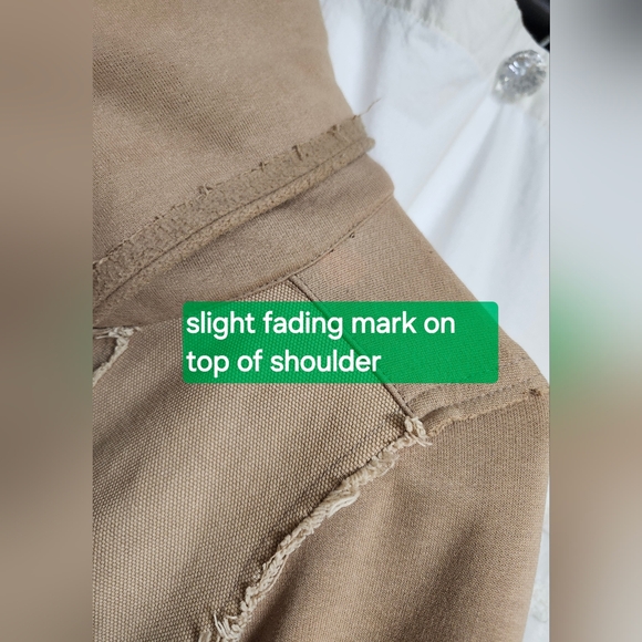 Vintage, Distressed, Tan Colored, The People Have Spoken Coat. Final Price! - Picture 15 of 15